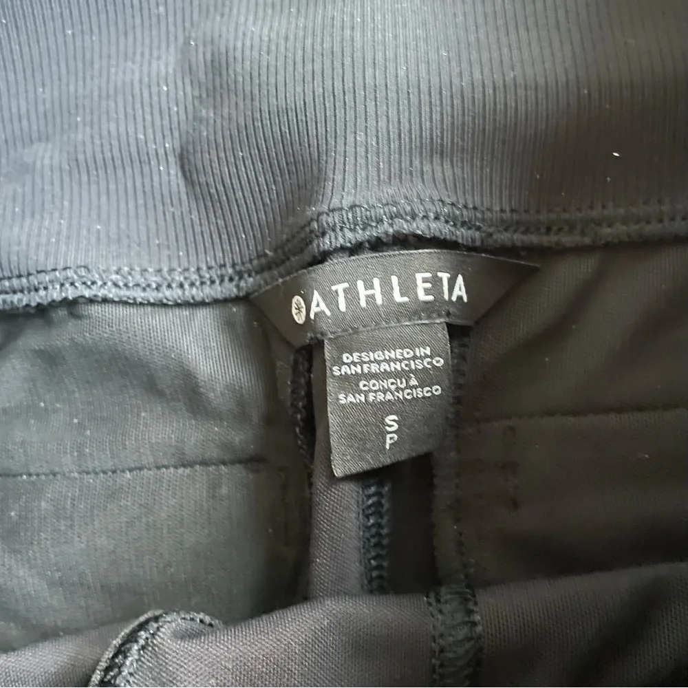 Athleta Black Sculptek Light Athleisure Workout Venice Jogger Pants 597888 EUC S